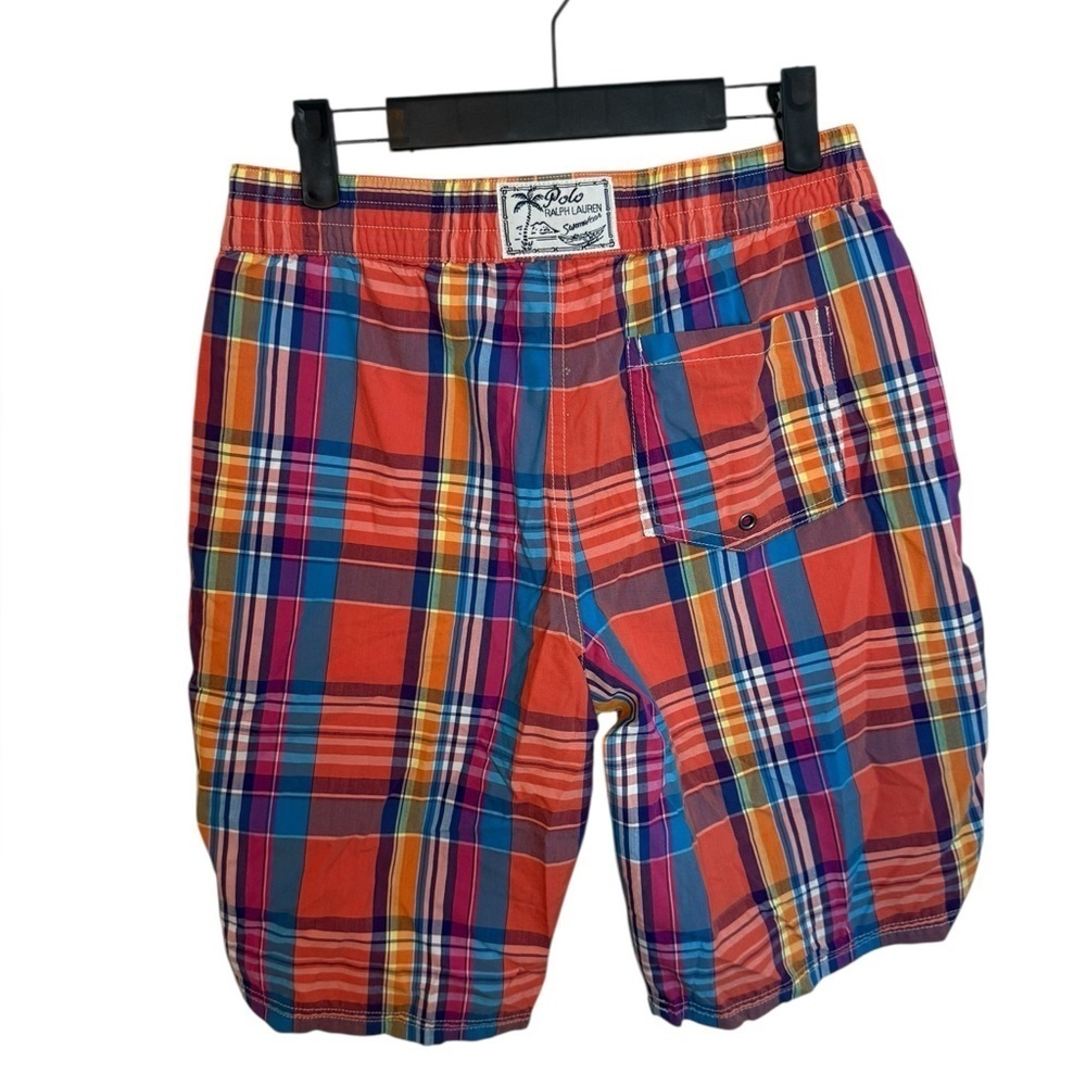 Polo Ralph Lauren Boy’s Plaid Swim Trunks